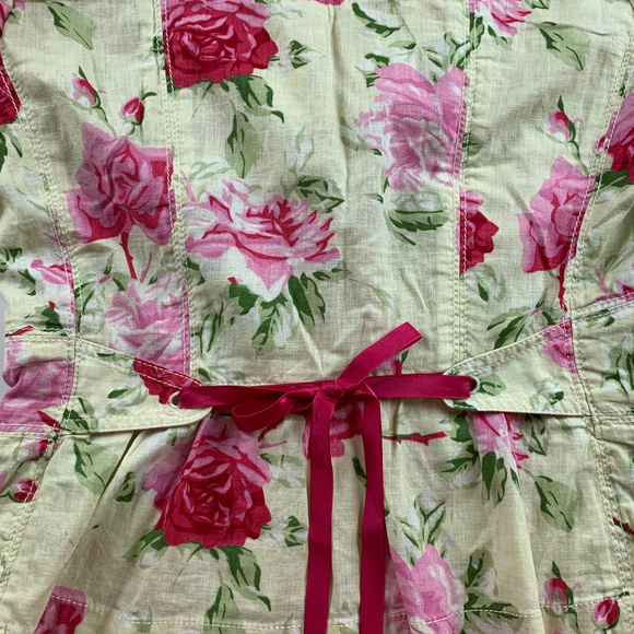 Banana Republic Jacket Floral Linen Blend Sz 8 - Picture 8 of 8